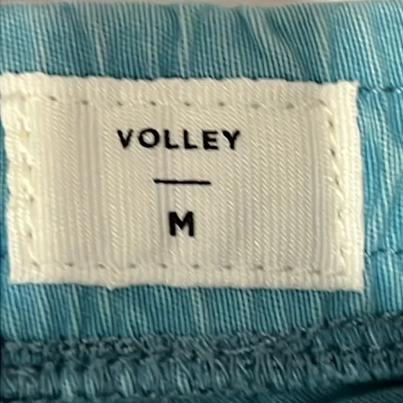 PacSun Blue Twill Volley Shorts, size M - Picture 3 of 5